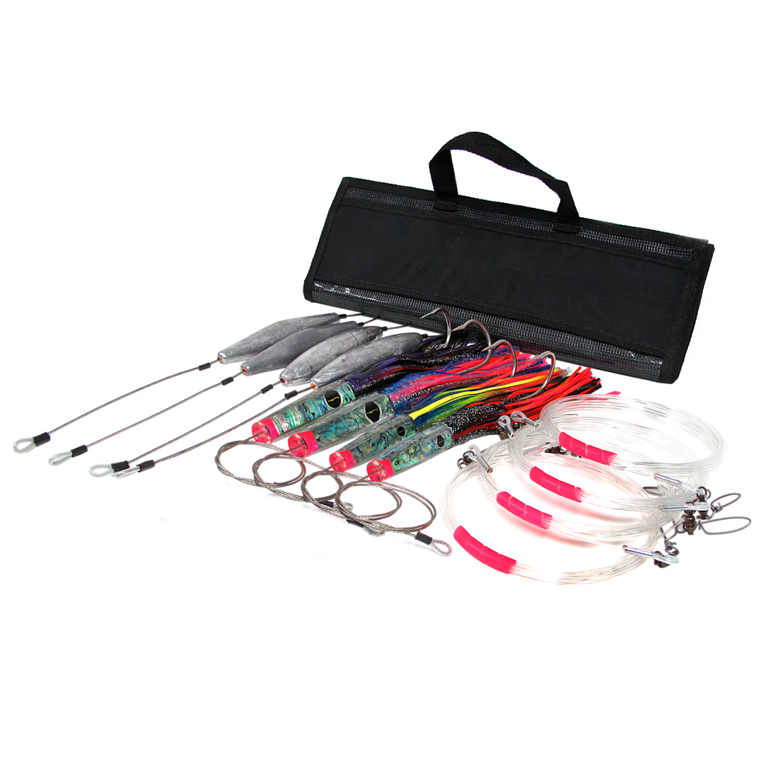 Wahoo Rigged Light Lure Pack - Single Hook Rigs
