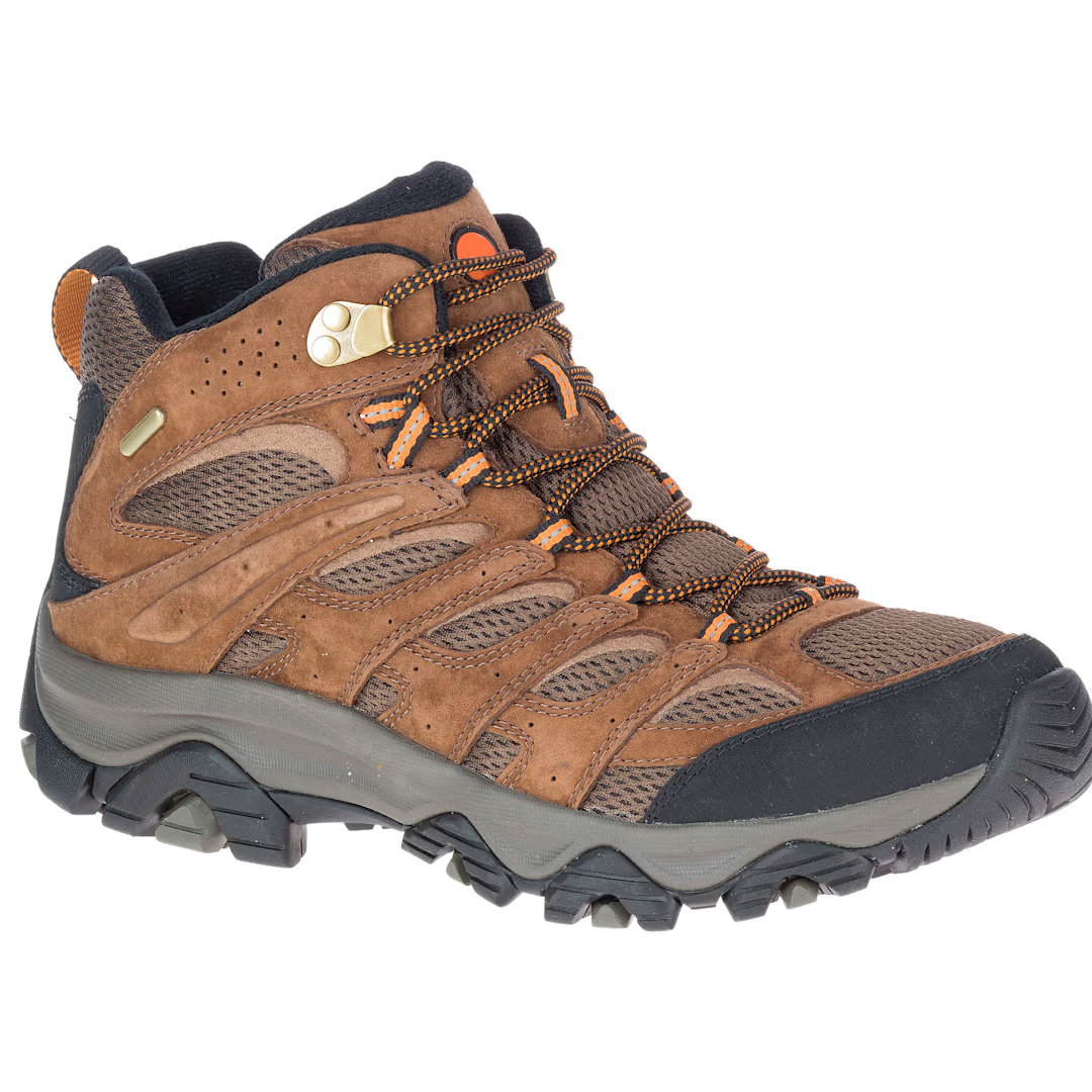 Moab 3 Mid Waterproof Hiking Boots for Men - Earth