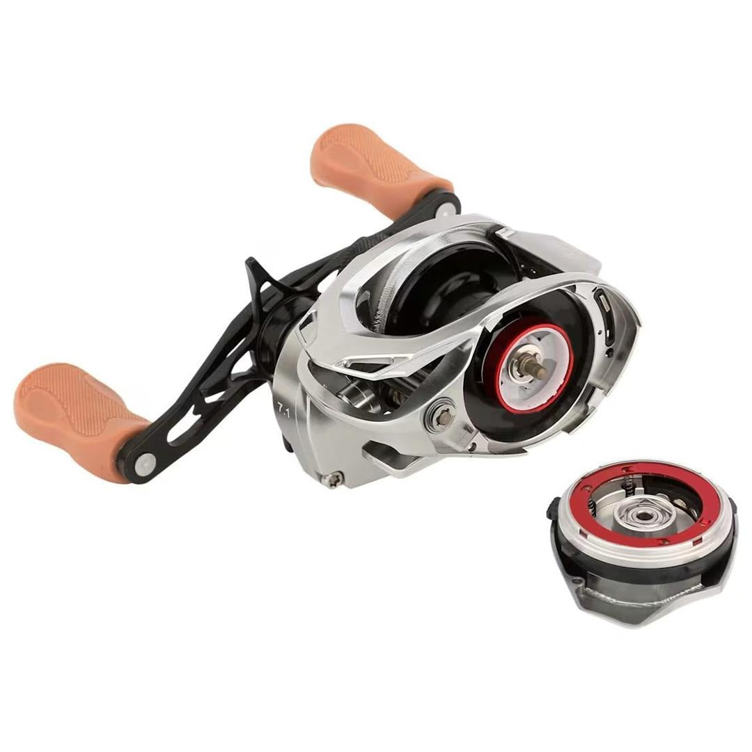 Compact Aluminum Reel with Dual Braking System (100 Size)