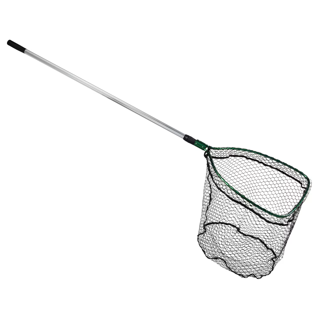 Coated Landing Net - 22''x18'' Hoop, 4'-8' Handle