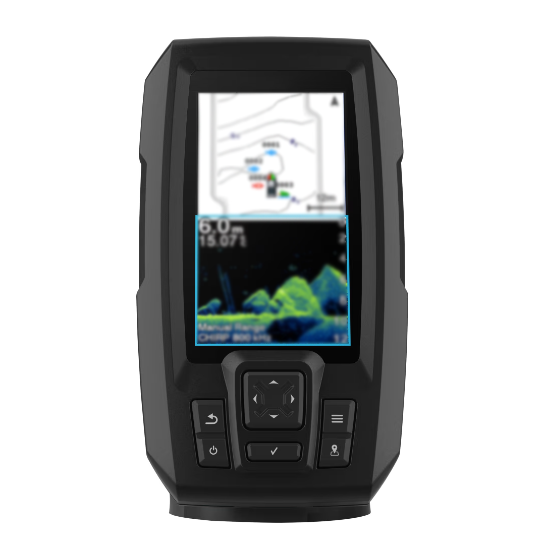 Compact Fish Finder with Sonar, Clear Imaging